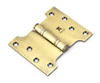 From The Anvil - Aged Brass 4" x 3" x 5" Parliament Hinge (pair) ss | Sku. 49552 | Trade Door Handles.