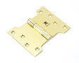From The Anvil - Polished Brass 4" x 3" x 5" Parliament Hinge (pair) ss | Sku. 49555 | Trade Door Handles.