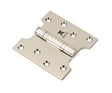 From The Anvil - Polished Nickel 4" x 2" x 4" Parliament Hinge (pair) ss | Sku. 49563 | Trade Door Handles.
