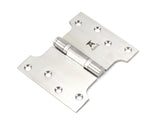From The Anvil - Satin SS 4" x 3" x 5" Parliament Hinge (pair) | Sku. 49567 | Trade Door Handles.