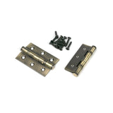 From The Anvil - Aged Brass 3" Ball Bearing Butt Hinge (pair) ss | Sku. 49569 | Trade Door Handles.