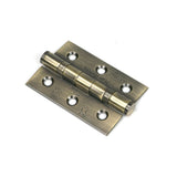 From The Anvil - Aged Brass 3" Ball Bearing Butt Hinge (pair) ss | Sku. 49569 | Trade Door Handles.