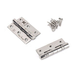 From The Anvil - Polished SS 3" Ball Bearing Butt Hinge (pair) | Sku. 49571 | Trade Door Handles.