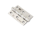 From The Anvil - Polished SS 3" Ball Bearing Butt Hinge (pair) | Sku. 49571 | Trade Door Handles.