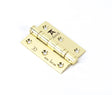 From The Anvil - Polished Brass 3" Ball Bearing Butt Hinge (pair) ss | Sku. 49572 | Trade Door Handles.