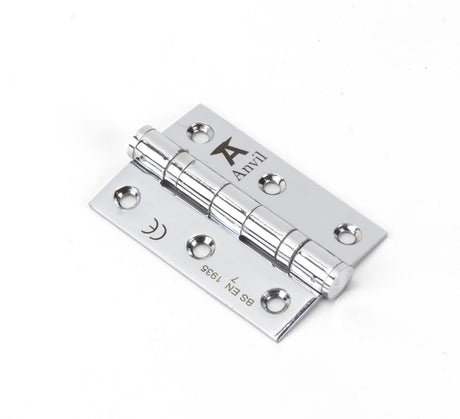 From The Anvil - Polished Chrome 3" Ball Bearing Butt Hinge (pair) ss | Sku. 49575 | Trade Door Handles.