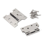 From The Anvil - Polished SS 4" x 2" x 4" Parliament Hinge (pair) | Sku. 49577 | Trade Door Handles.