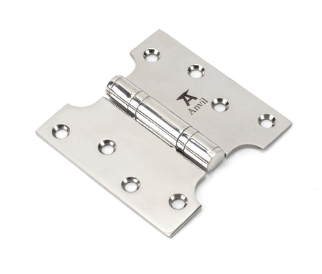 From The Anvil - Polished SS 4" x 2" x 4" Parliament Hinge (pair) | Sku. 49577 | Trade Door Handles.