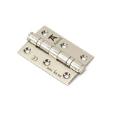 From The Anvil - Polished Nickel 3" Ball Bearing Butt Hinge (pair) ss | Sku. 49581 | Trade Door Handles.