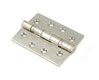 From The Anvil - Polished Nickel 4" Ball Bearing Butt Hinge (pair) ss | Sku. 49582 | Trade Door Handles.