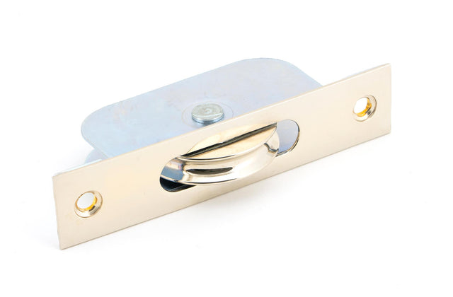 From The Anvil - Polished Nickel Square Ended Sash Pulley 75kg | Sku. 49589 | Trade Door Handles.
