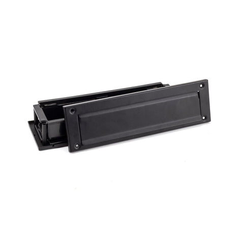 From The Anvil - Matt Black Traditional Letterbox | Sku. 49593 | Trade Door Handles.