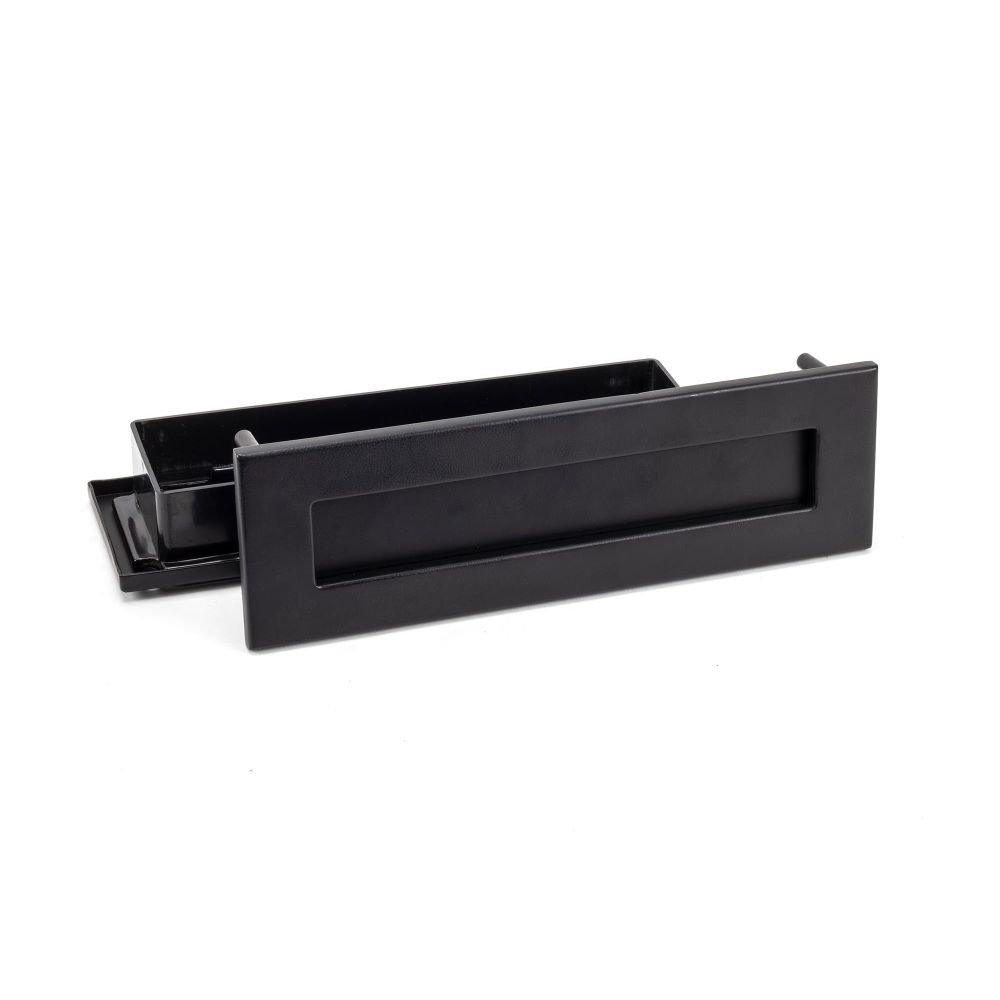 From The Anvil - Matt Black Traditional Letterbox | Sku. 49593 | Trade Door Handles.