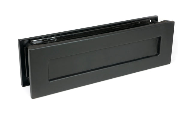 From The Anvil - Matt Black Traditional Letterbox | Sku. 49593 | Trade Door Handles.