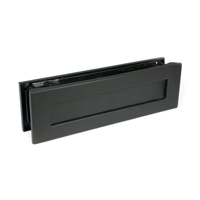 From The Anvil - Matt Black Traditional Letterbox | Sku. 49593 | Trade Door Handles.