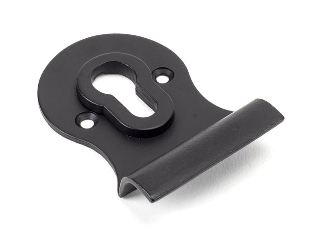 From The Anvil - Matt Black Euro Door Pull | Sku. 49596 | Trade Door Handles.