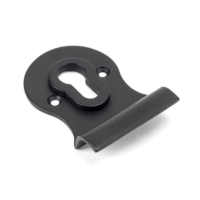 From The Anvil - Matt Black Euro Door Pull | Sku. 49596 | Trade Door Handles.