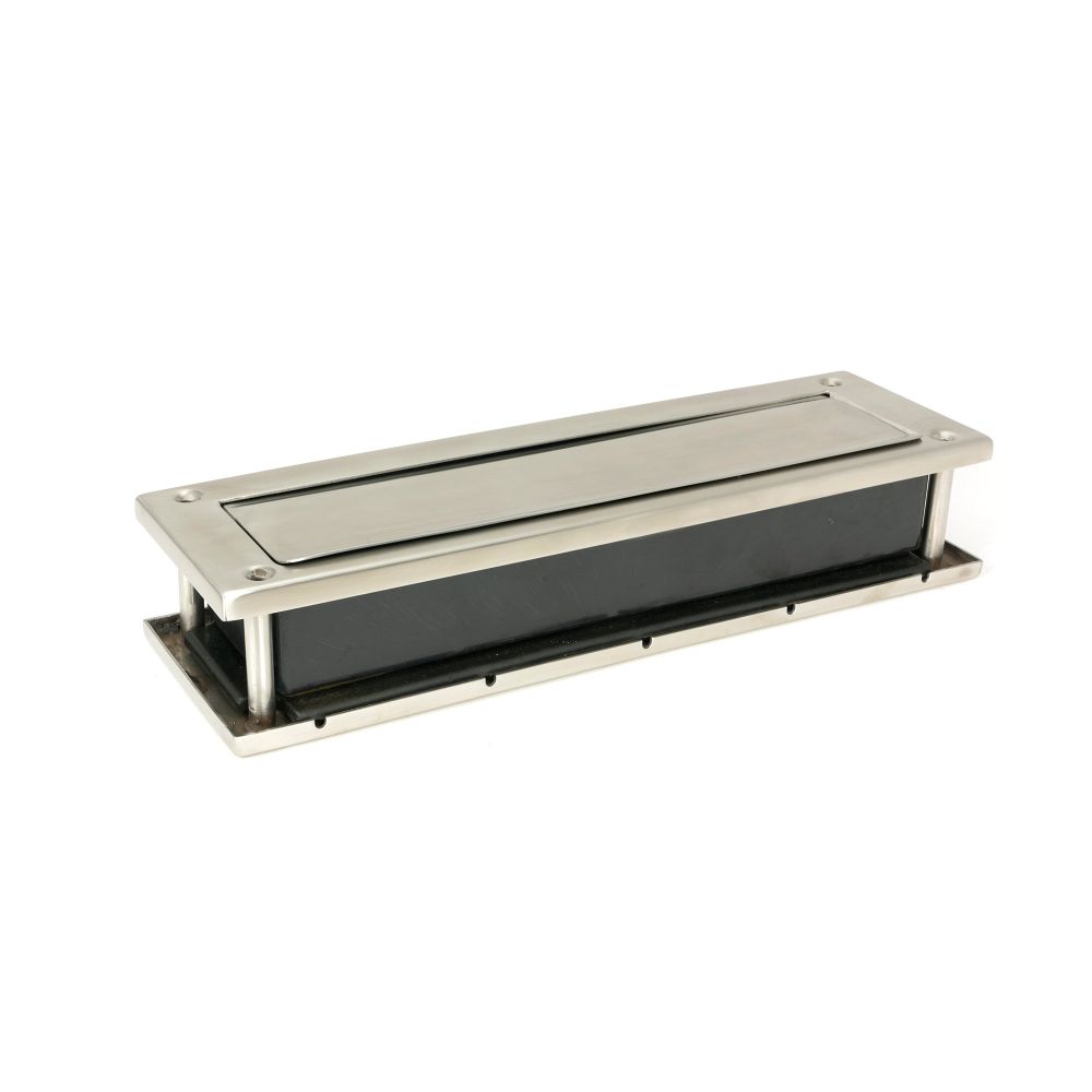 From The Anvil - Satin Marine SS (316) Traditional Letterbox | Sku. 49598 | Trade Door Handles.