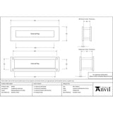 From The Anvil - Polished Marine SS (316) Traditional Letterbox | Sku. 49599 | Trade Door Handles.
