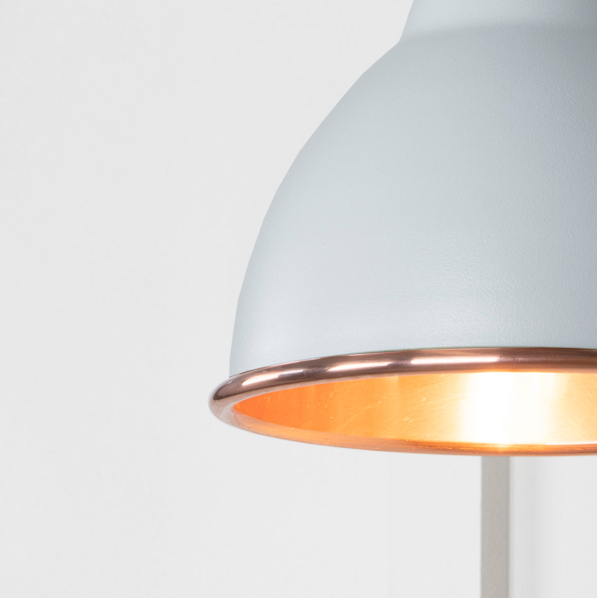 From The Anvil - Smooth Copper Brindley Wall Light in Birch | Sku. 49714SBI | Trade Door Handles.