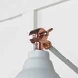From The Anvil - Smooth Copper Brindley Wall Light in Birch | Sku. 49714SBI | Trade Door Handles.