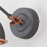 From The Anvil - Smooth Copper Brindley Wall Light in Bluff | Sku. 49714SBL | Trade Door Handles.