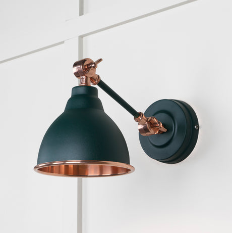 From The Anvil - Smooth Copper Brindley Wall Light in Dingle | Sku. 49714SDI | Trade Door Handles.