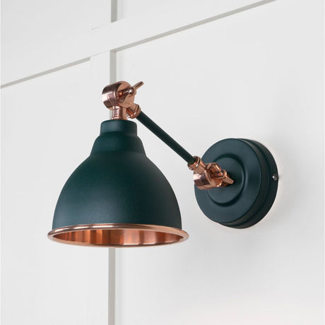 From The Anvil - Smooth Copper Brindley Wall Light in Dingle | Sku. 49714SDI | Trade Door Handles.