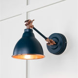 From The Anvil - Smooth Copper Brindley Wall Light in Dusk | Sku. 49714SDU | Trade Door Handles.