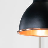From The Anvil - Smooth Copper Brindley Wall Light in Elan Black | Sku. 49714SEB | Trade Door Handles.