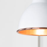 From The Anvil - Smooth Copper Brindley Wall Light in Flock | Sku. 49714SF | Trade Door Handles.