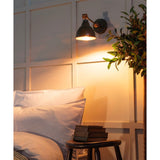 From The Anvil - Smooth Copper Brindley Wall Light in Heath | Sku. 49714SH | Trade Door Handles.
