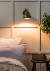 From The Anvil - Smooth Copper Brindley Wall Light in Heath | Sku. 49714SH | Trade Door Handles.