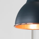 From The Anvil - Smooth Copper Brindley Wall Light in Soot | Sku. 49714SSO | Trade Door Handles.