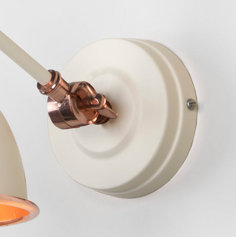 From The Anvil - Smooth Copper Brindley Wall Light in Teasel | Sku. 49714STE | Trade Door Handles.