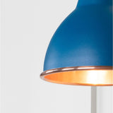 From The Anvil - Smooth Copper Brindley Wall Light in Upstream | Sku. 49714SU | Trade Door Handles.