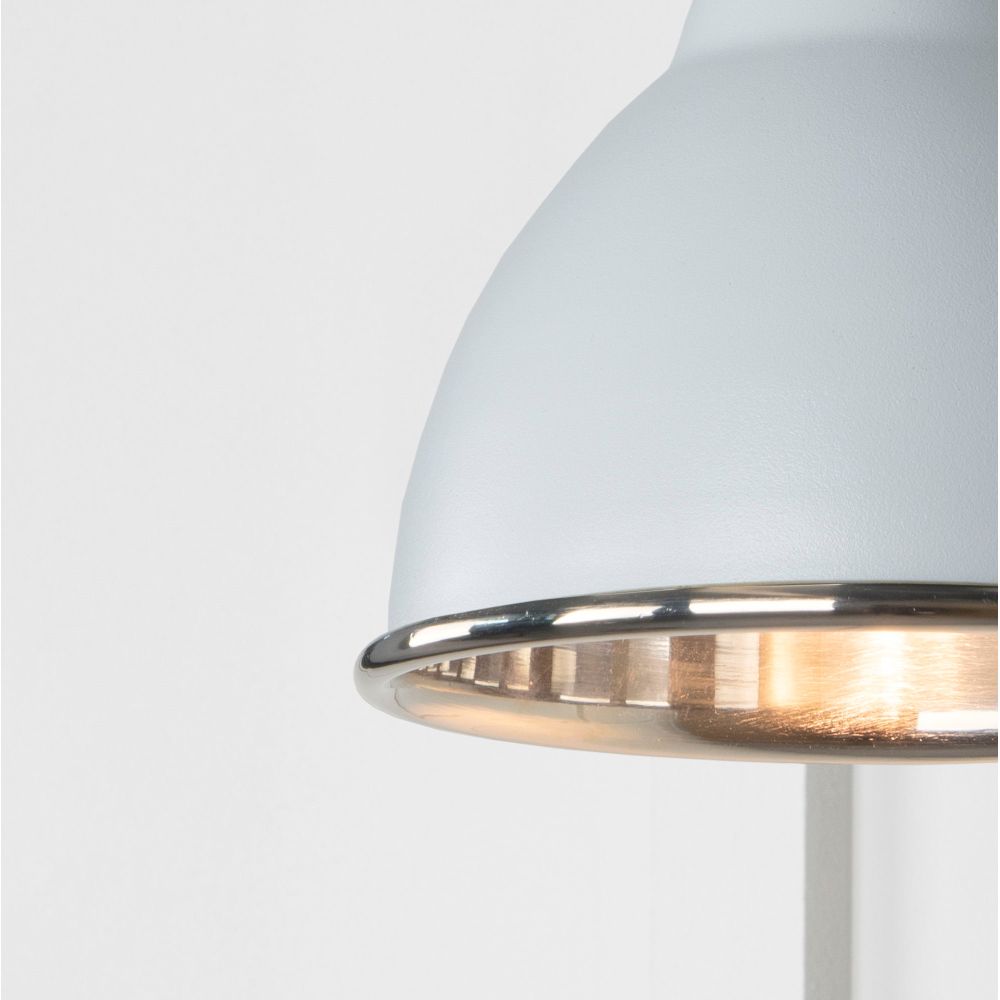 From The Anvil - Smooth Nickel Brindley Wall Light in Birch | Sku. 49715SBI | Trade Door Handles.