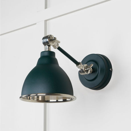 From The Anvil - Smooth Nickel Brindley Wall Light in Dingle | Sku. 49715SDI | Trade Door Handles.