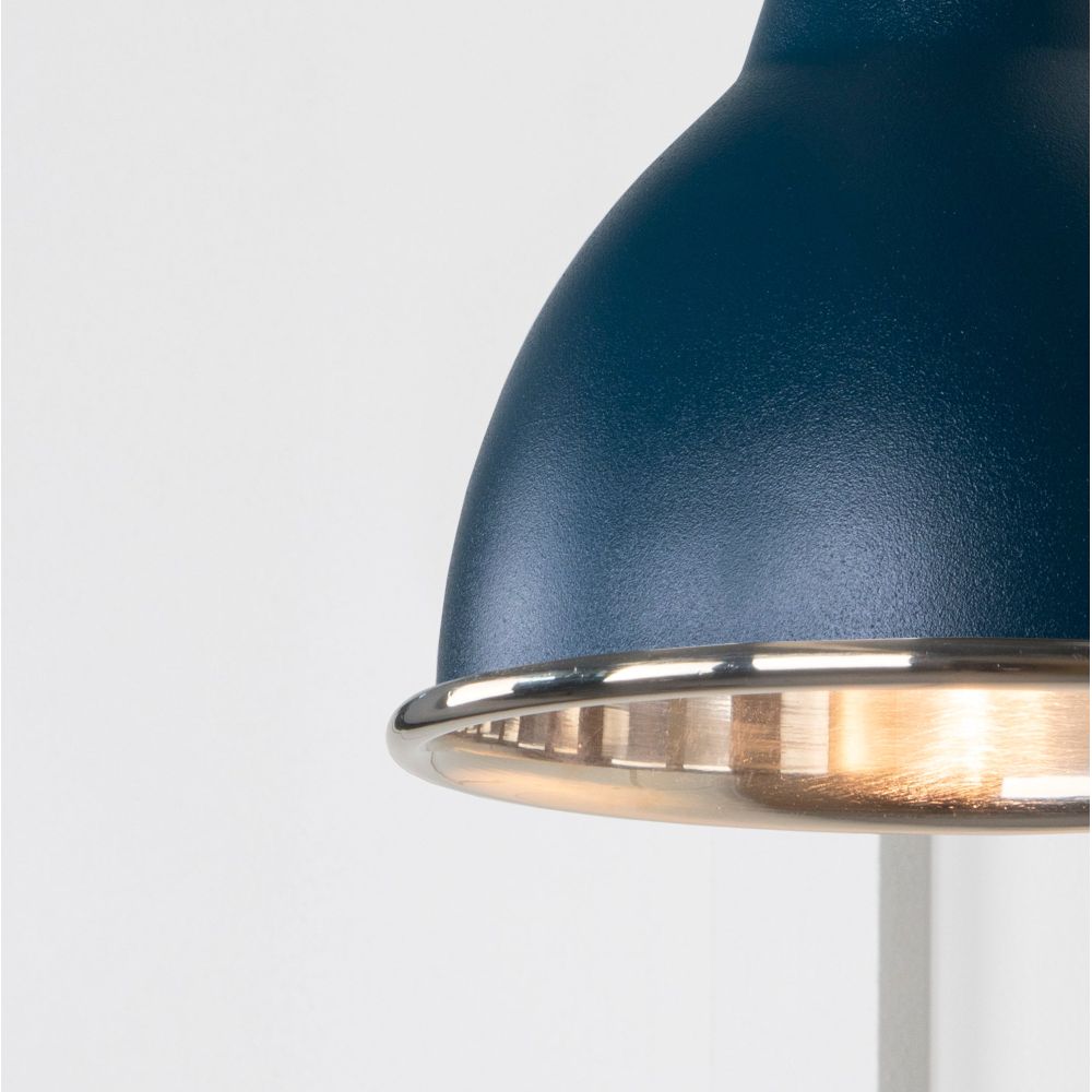 From The Anvil - Smooth Nickel Brindley Wall Light in Dusk | Sku. 49715SDU | Trade Door Handles.