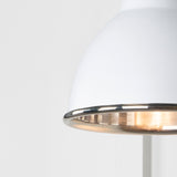 From The Anvil - Smooth Nickel Brindley Wall Light in Flock | Sku. 49715SF | Trade Door Handles.