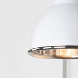 From The Anvil - Smooth Nickel Brindley Wall Light in Flock | Sku. 49715SF | Trade Door Handles.