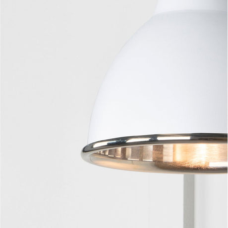 From The Anvil - Smooth Nickel Brindley Wall Light in Flock | Sku. 49715SF | Trade Door Handles.