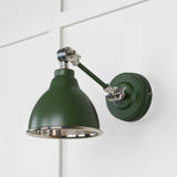 From The Anvil - Smooth Nickel Brindley Wall Light in Heath | Sku. 49715SH | Trade Door Handles.