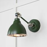 From The Anvil - Smooth Nickel Brindley Wall Light in Heath | Sku. 49715SH | Trade Door Handles.