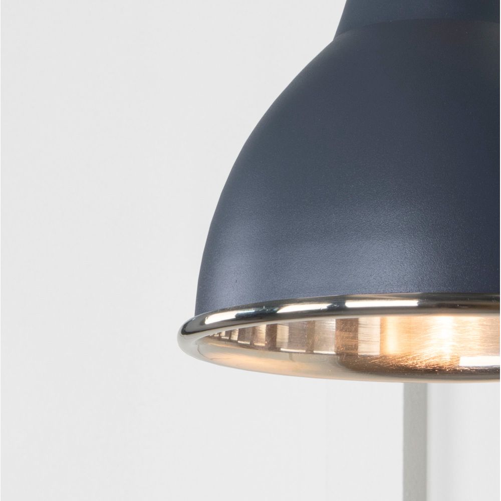 From The Anvil - Smooth Nickel Brindley Wall Light in Slate | Sku. 49715SSL | Trade Door Handles.