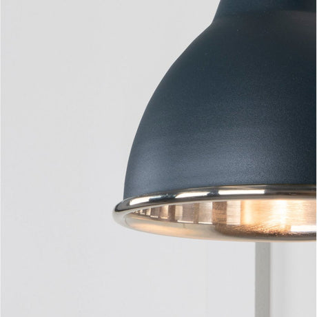 From The Anvil - Smooth Nickel Brindley Wall Light in Soot | Sku. 49715SSO | Trade Door Handles.