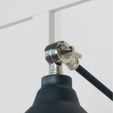 From The Anvil - Smooth Nickel Brindley Wall Light in Soot | Sku. 49715SSO | Trade Door Handles.