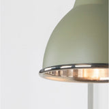 From The Anvil - Smooth Nickel Brindley Wall Light in Tump | Sku. 49715STU | Trade Door Handles.
