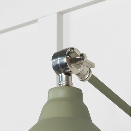 From The Anvil - Smooth Nickel Brindley Wall Light in Tump | Sku. 49715STU | Trade Door Handles.
