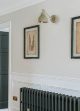 From The Anvil - Smooth Nickel Brindley Wall Light in Tump | Sku. 49715STU | Trade Door Handles.